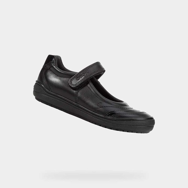 Geox Respira Black Kids Uniform Shoes SS20.4CG65